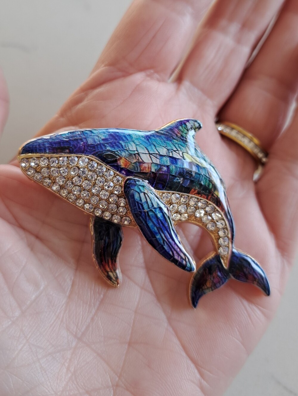 SALE Whale Brooch, New, No Tags